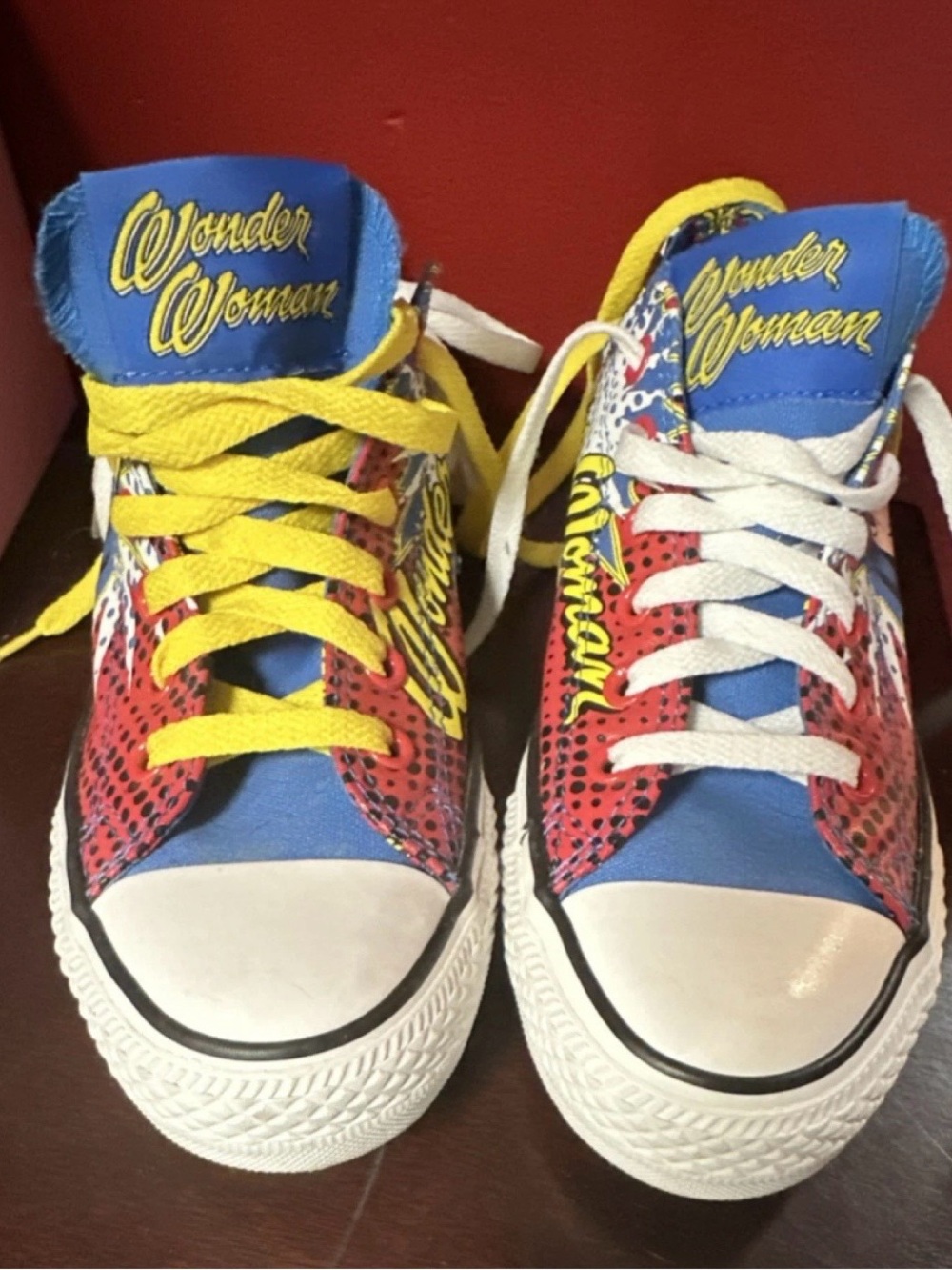Converse Collector’s Edition Wonder Woman Canvas Sneakers - Mint Condition